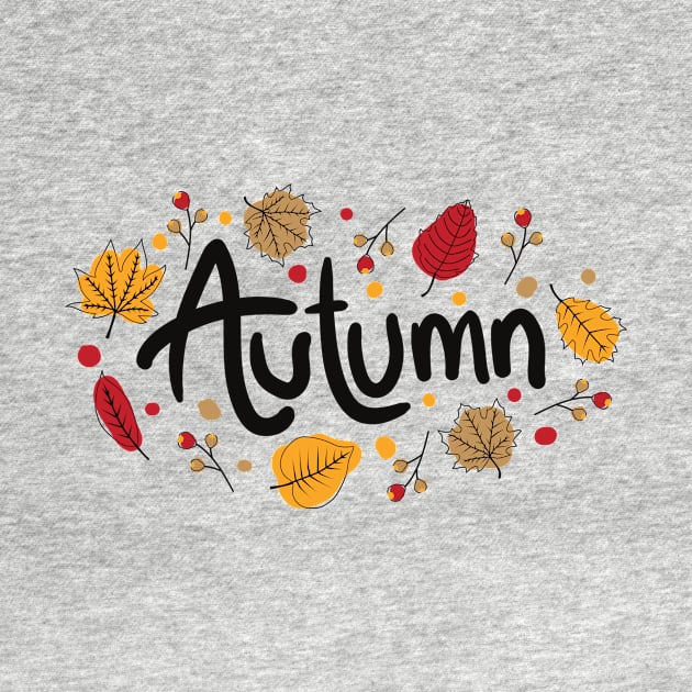 Hello Autumn Leaves Quote September October Seasons Pumpkin Motivational Inspirational Love Cute Funny Gift Sarcastic Happy Fun Witty by EpsilonEridani